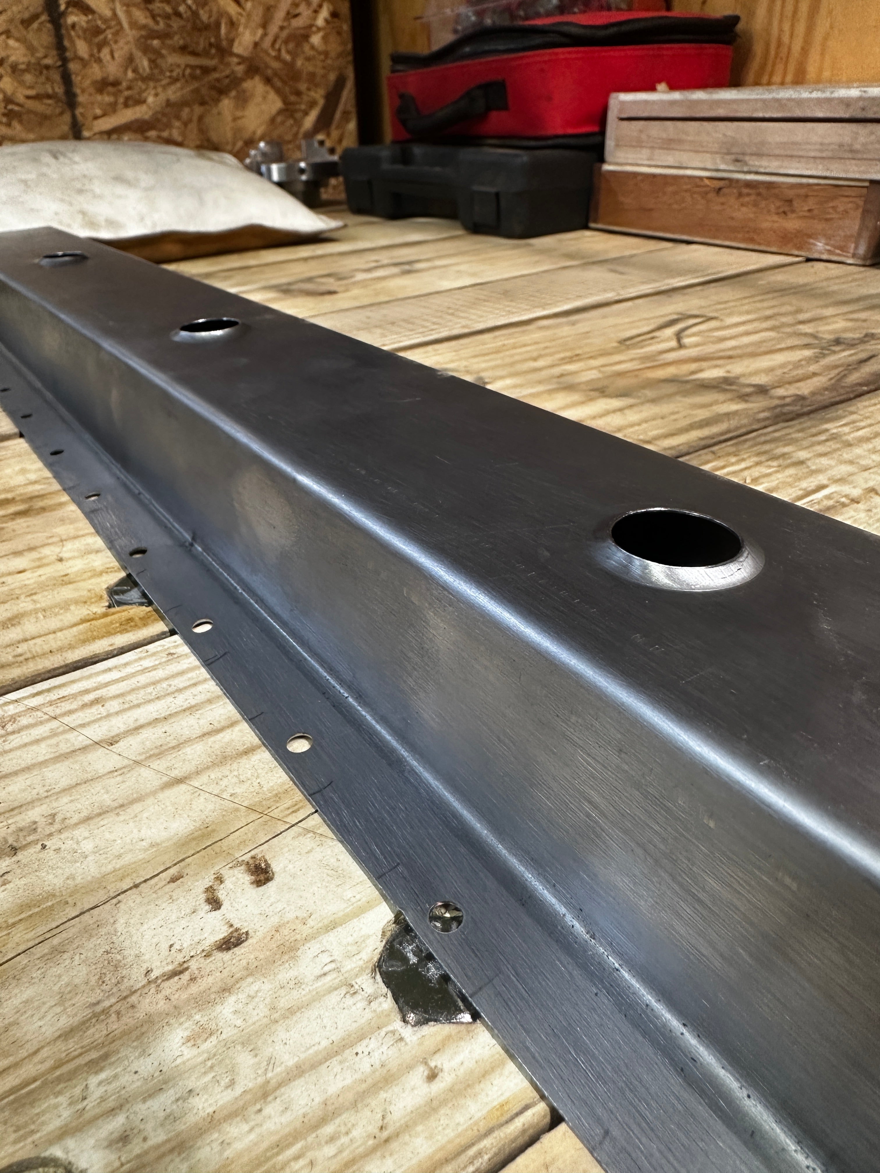 Na Miata frame rail repair section