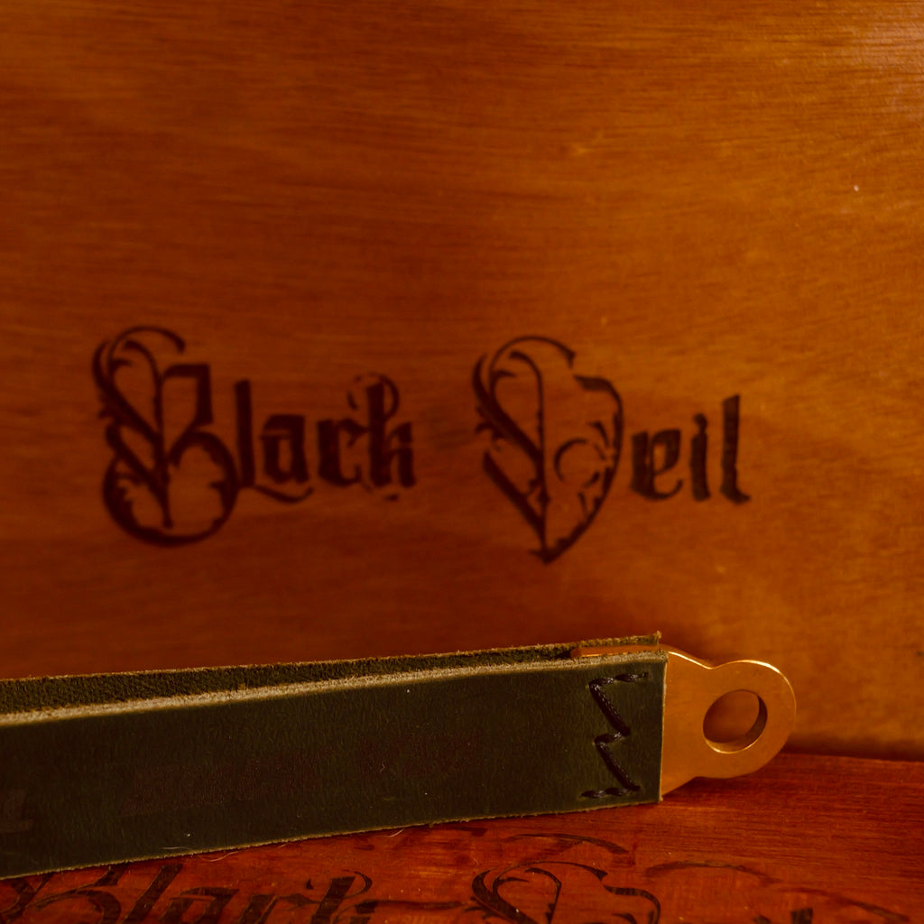 Leather Door Pull Single (Keychain)