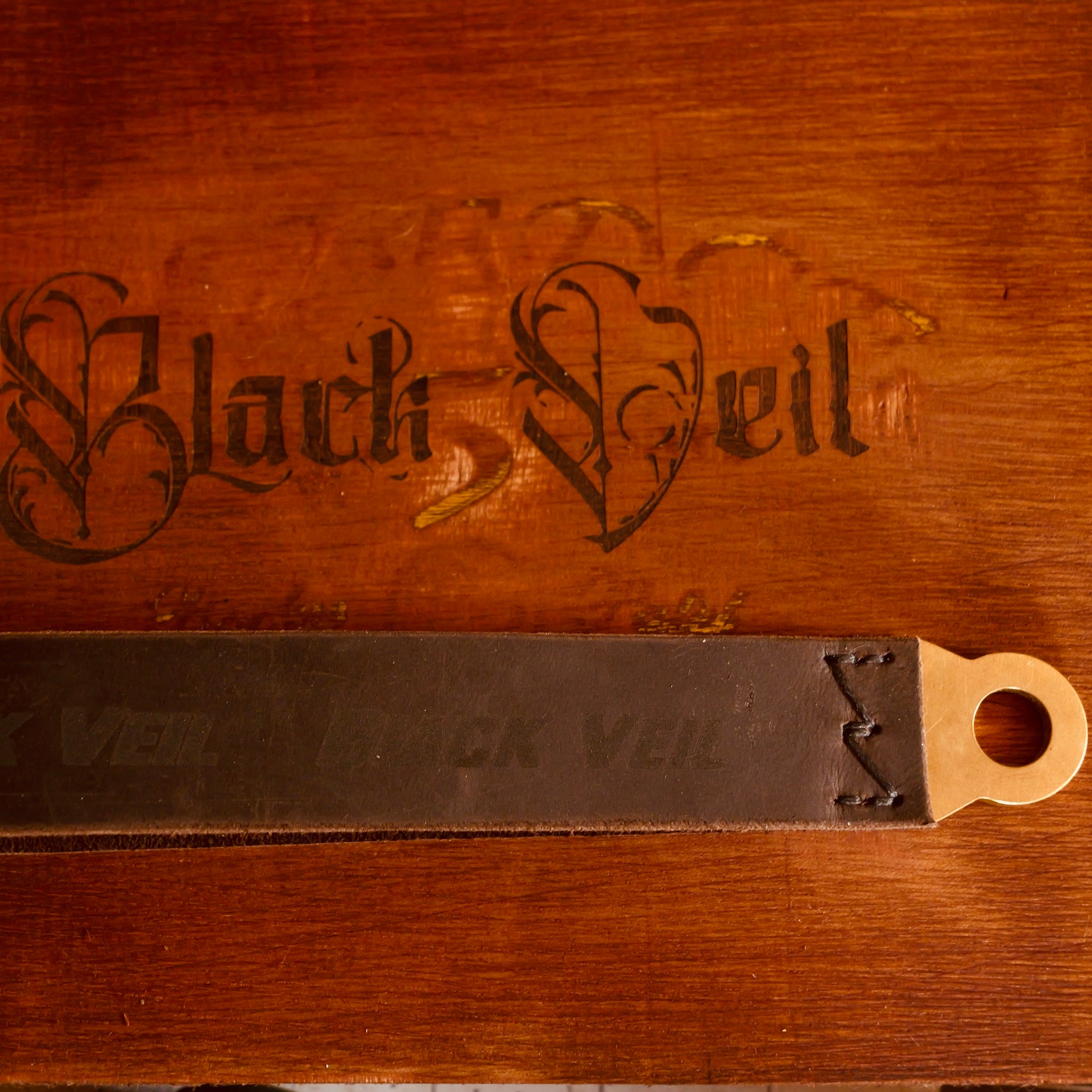 Leather Door Pull Single (Keychain)