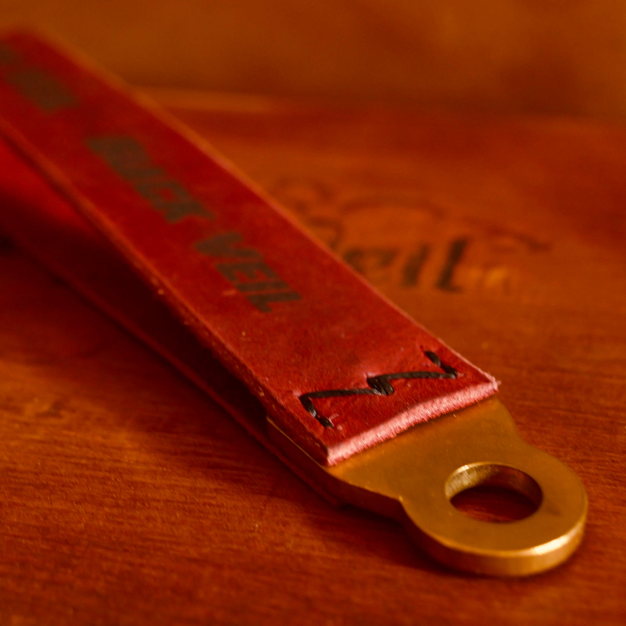 Leather Door Pull Single (Keychain)
