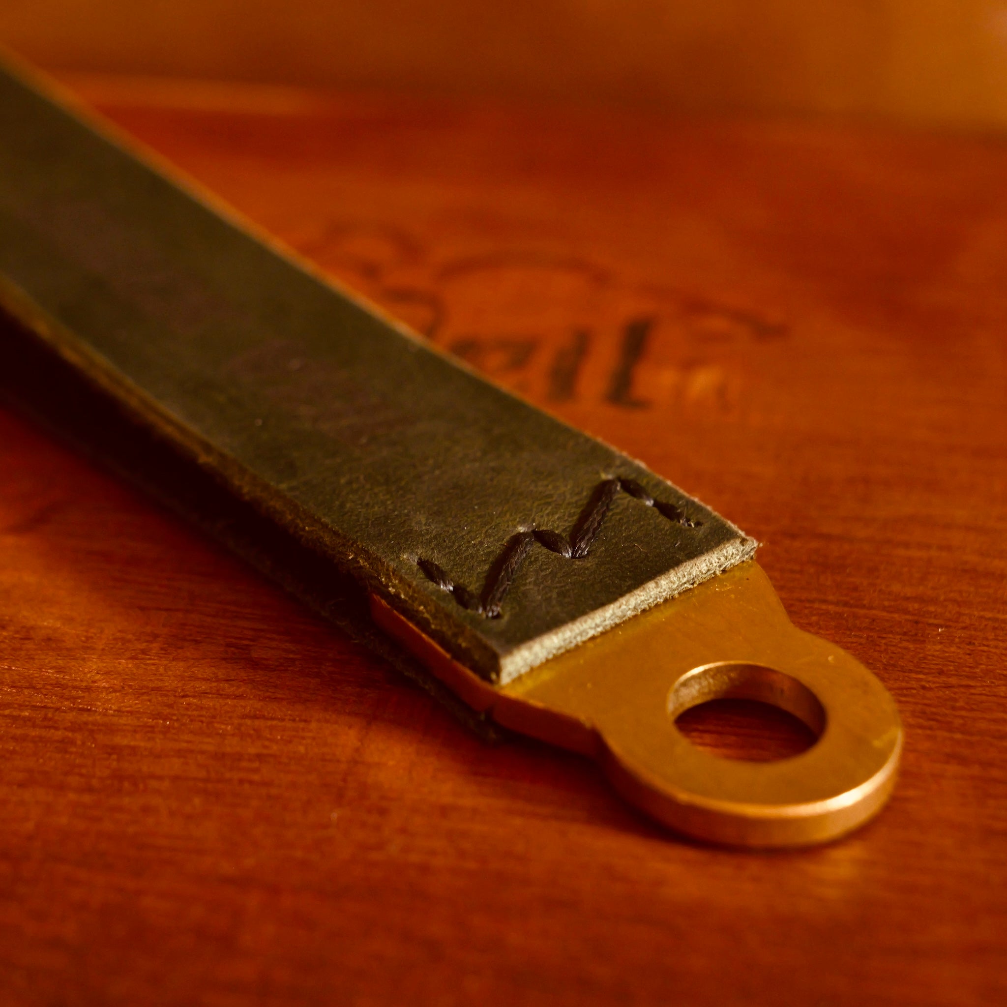 Leather Door Pull Single (Keychain)