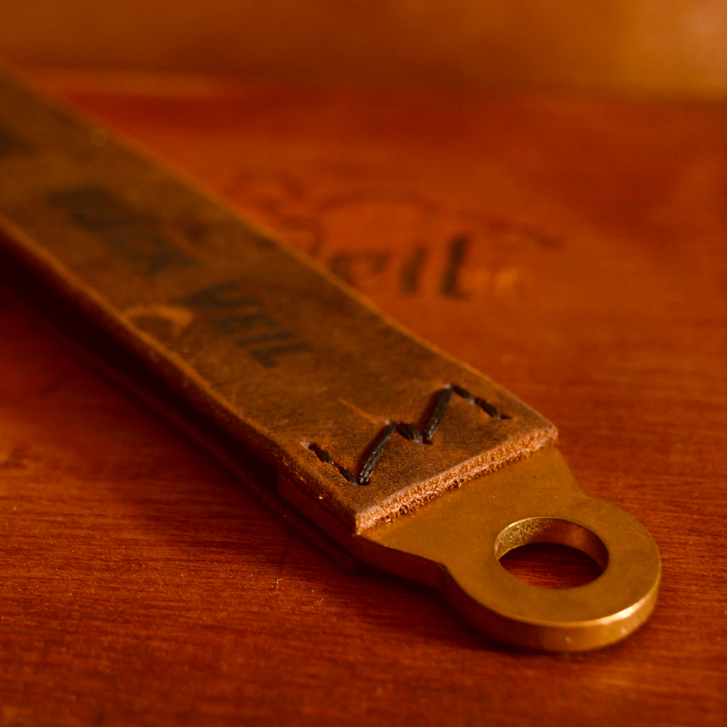 Leather Door Pull Single (Keychain)