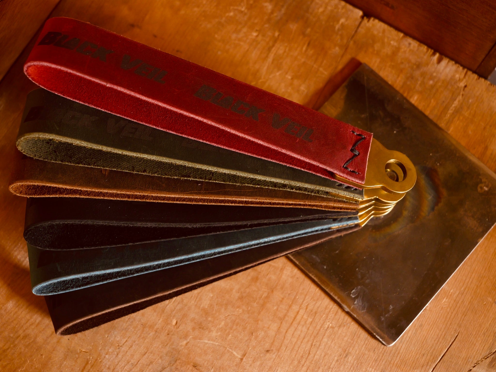 Leather Door Pull Single (Keychain)